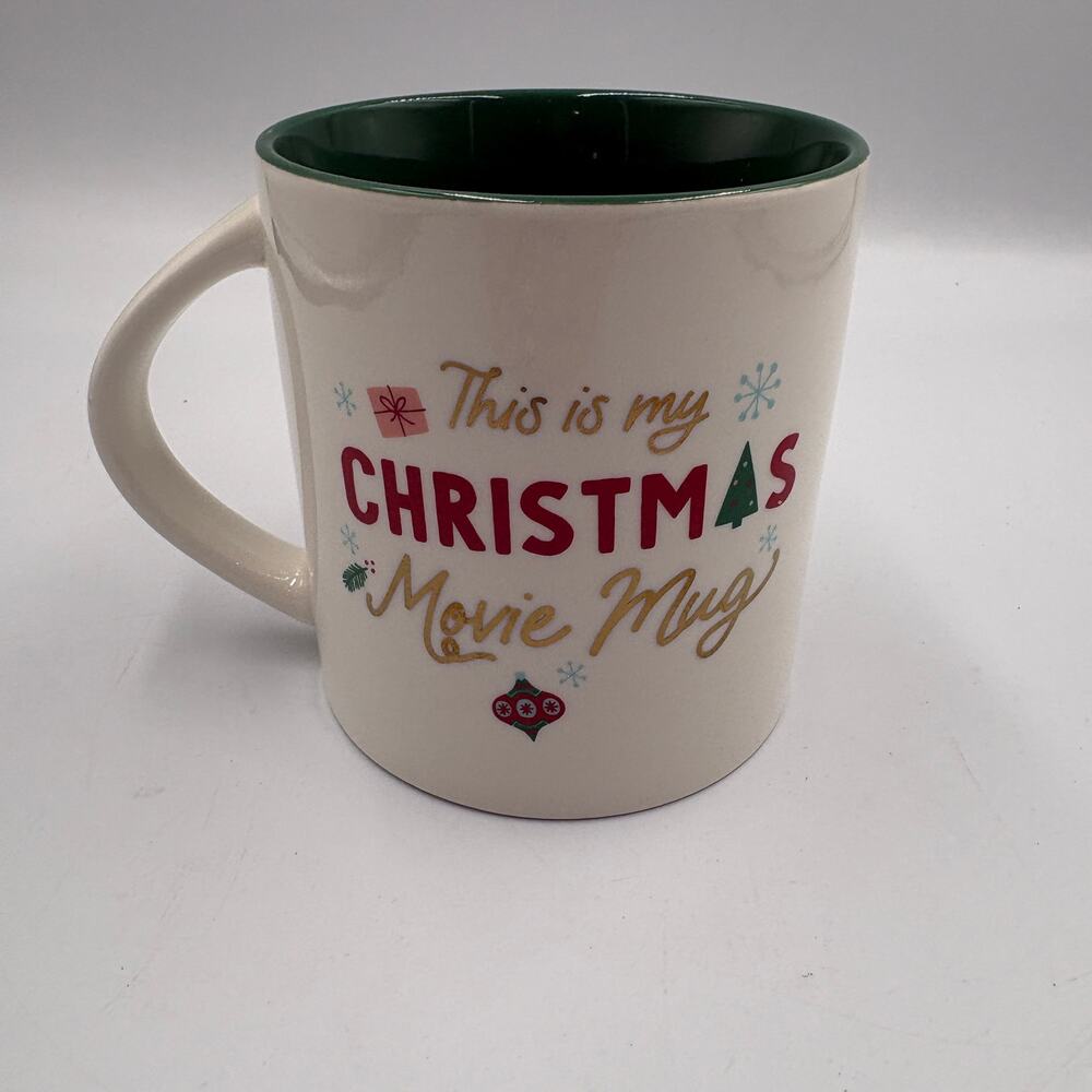 Wondershop Target Stoneware Christmas Movie Mug Holiday TV Watching